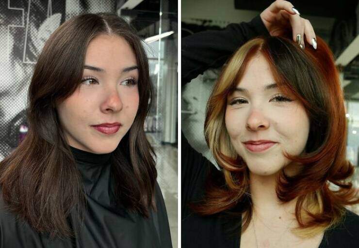 Hair Makeovers That Totally Changed Faces Hair Makeovers That Totally Changed Faces