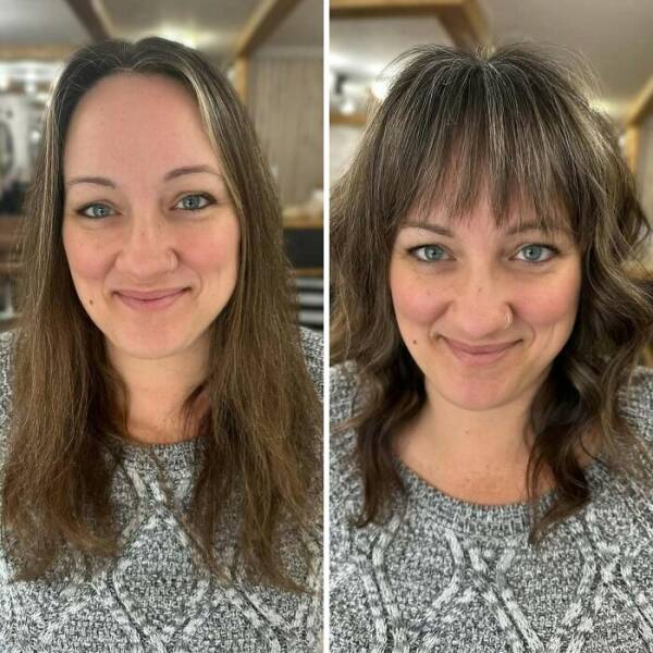 Hair Makeovers That Totally Changed Faces