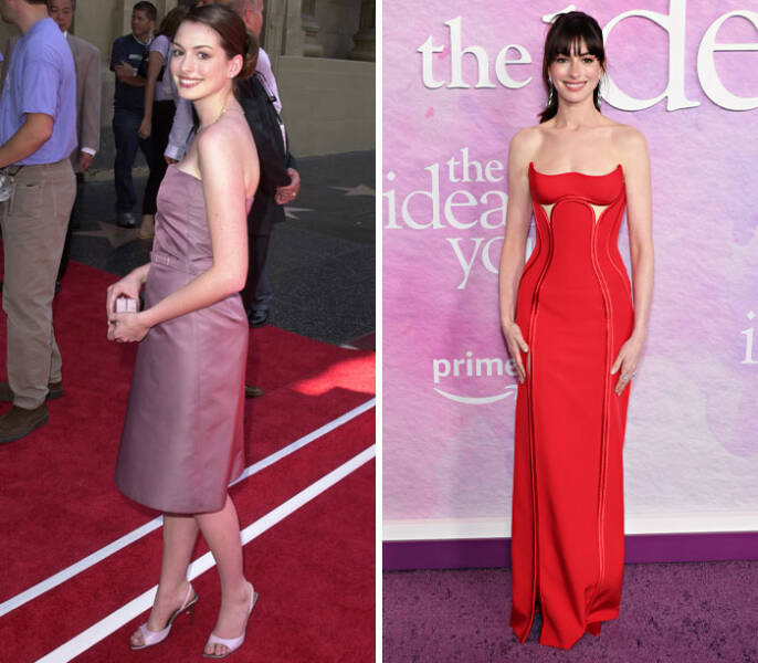 Celebrities’ First And Most Recent Red Carpet Moments