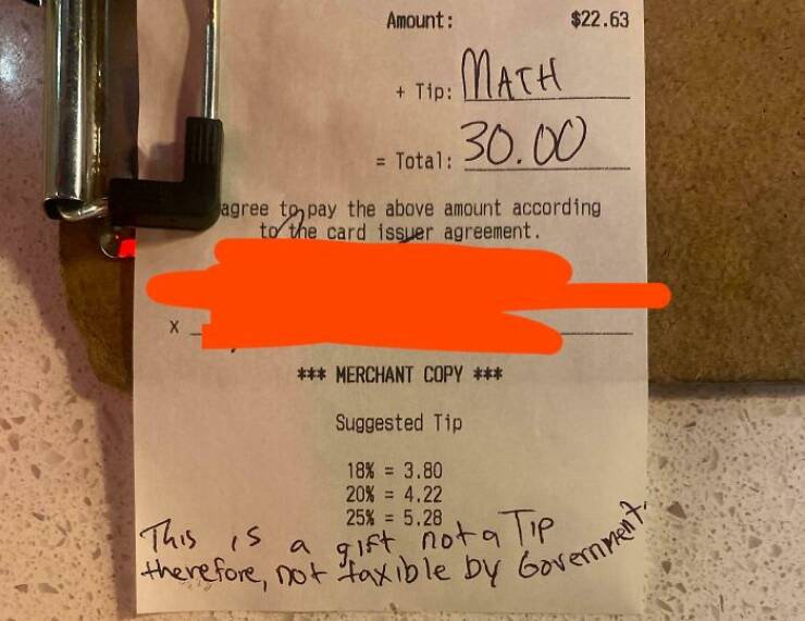 The Most Infuriating Tips Left At Restaurants