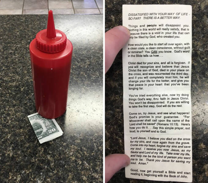 The Most Infuriating Tips Left At Restaurants