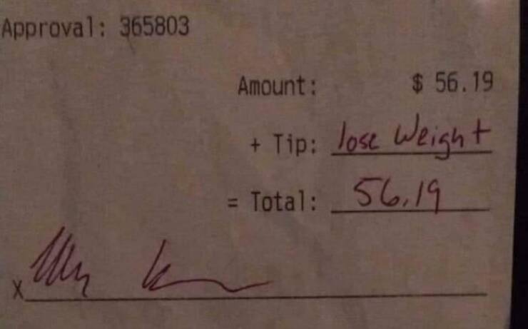 The Most Infuriating Tips Left At Restaurants