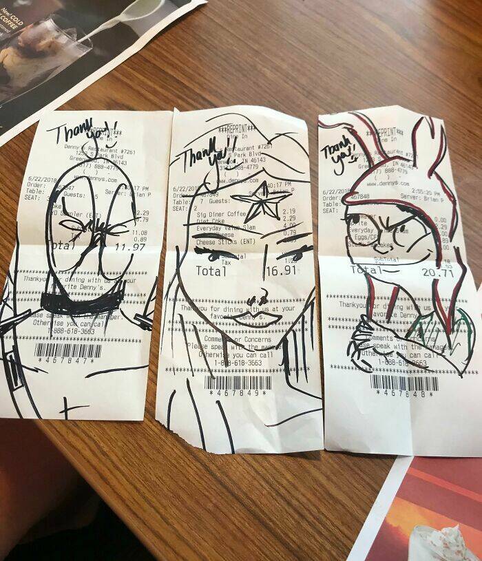 The Most Interesting Receipts Ever