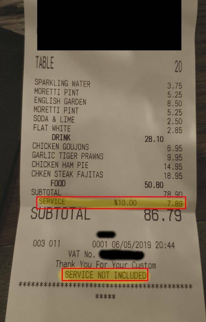 The Most Interesting Receipts Ever