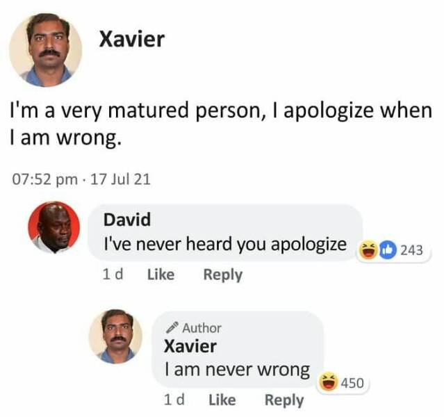 Xavier’s Savage Comebacks Xavier’s Savage Comebacks