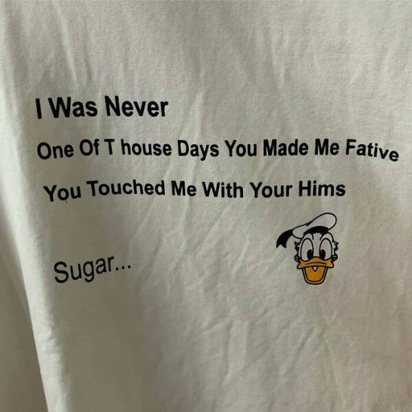 T-Shirts That Failed Hard