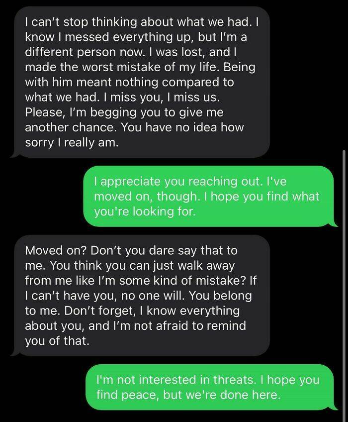 Texts From Exes That Should Be Preserved In A Cringe Museum