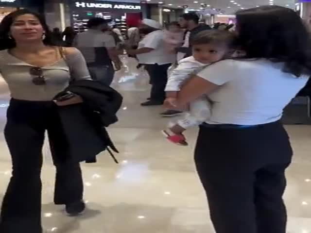 A Child Meeting Mothers Twin For The First Time...