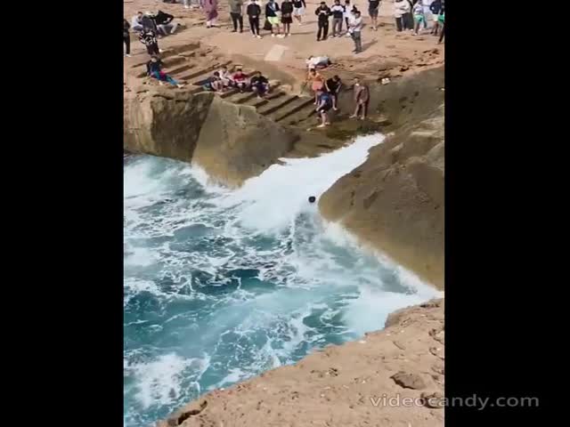 This Is Why You Should NEVER Jump Into Water With A Raging Current