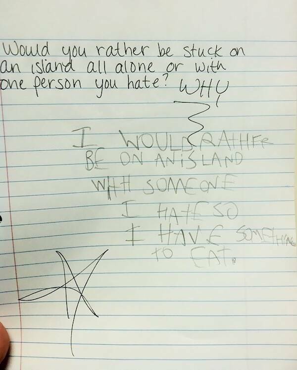 Kids Say The Test-Darnedest Things Kids Say The Test-Darnedest Things