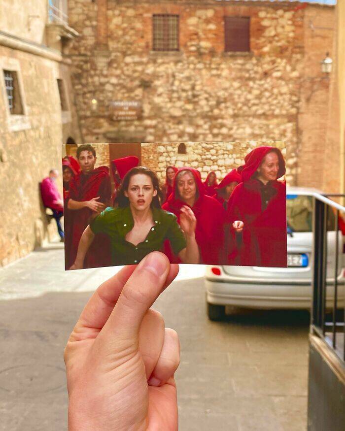 Iconic Movie Scenes Revisited At Their Real-Life Locations