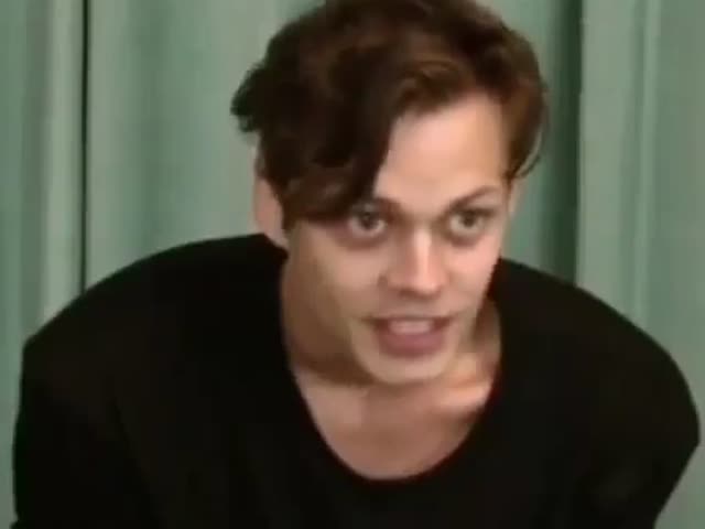 This Is Bill Skarsgärd Auditioning For The Role Of Pennywise