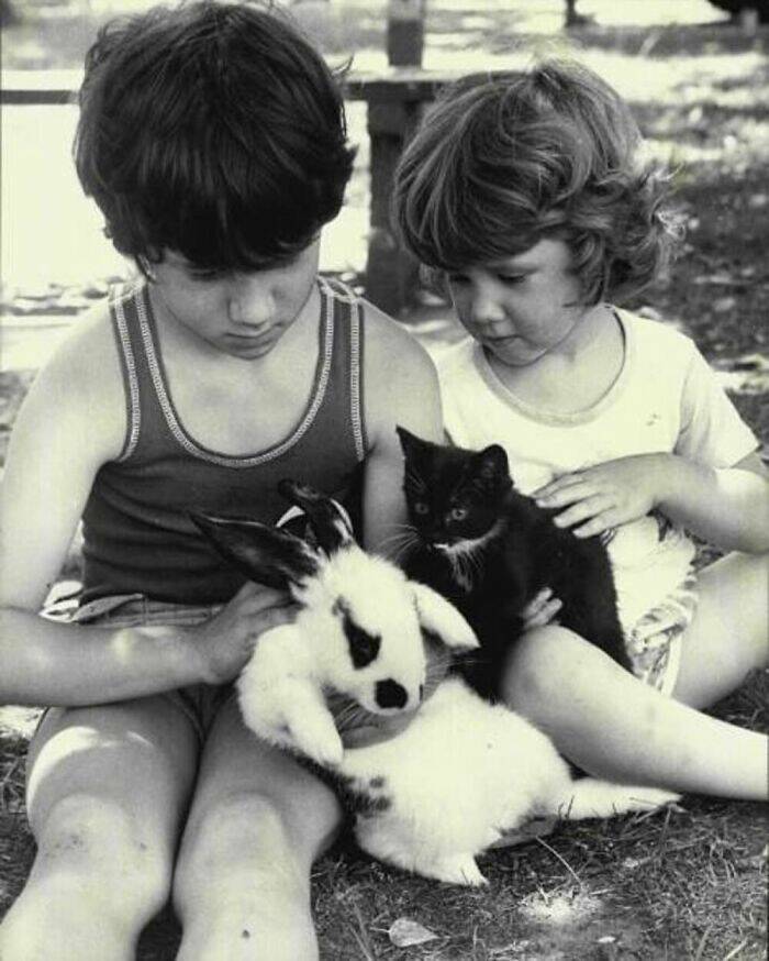 Charming Vintage Photos That Capture the Eternal Bond Between Kids And Cats
