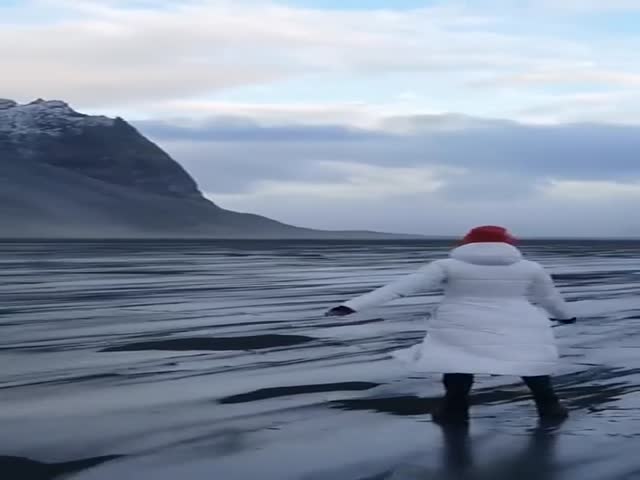On Iceland’s Black Beaches