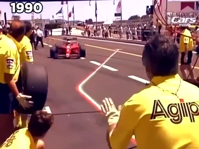 The Formula 1 Pit Stop Time Differences Between 1990 And 2023