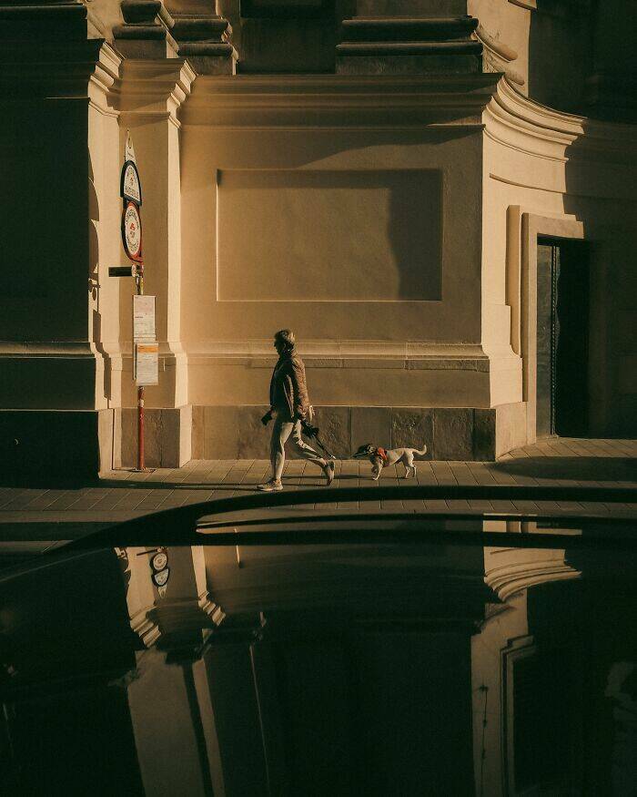 Urban Moments Framed in Light, Shadow, and Symmetry
