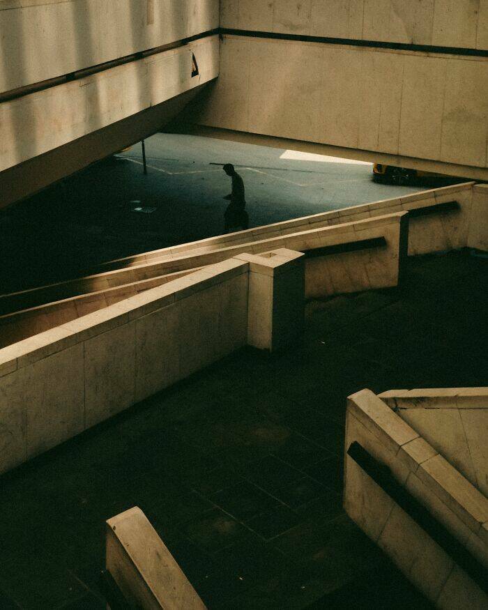 Urban Moments Framed in Light, Shadow, and Symmetry