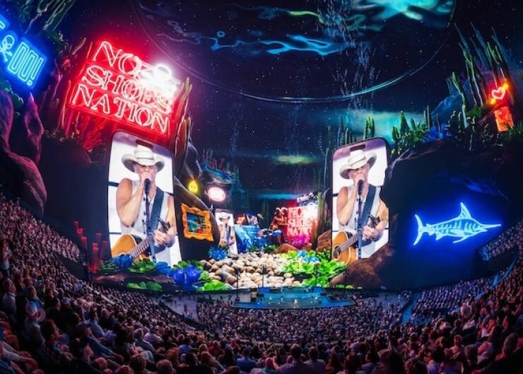 Kenny Chesney Lights Up the Vegas Sphere with Jaw-Dropping Visuals