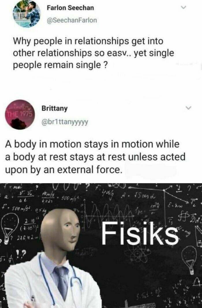 Mass + Velocity = Hilarious Physics Humor Mass + Velocity = Hilarious Physics Humor