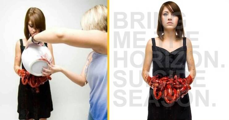 Unseen Moments Behind Iconic Album Covers