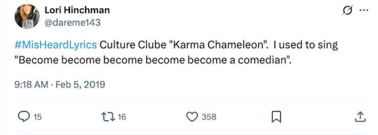 Misheard Lyrics That Are So Wrong, They’re Right