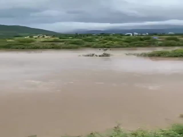 Vietnam: Drone Pulls Children Out Of Flood Waters