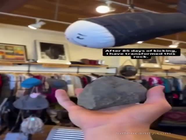 Man Kicks Rock For 85 Days