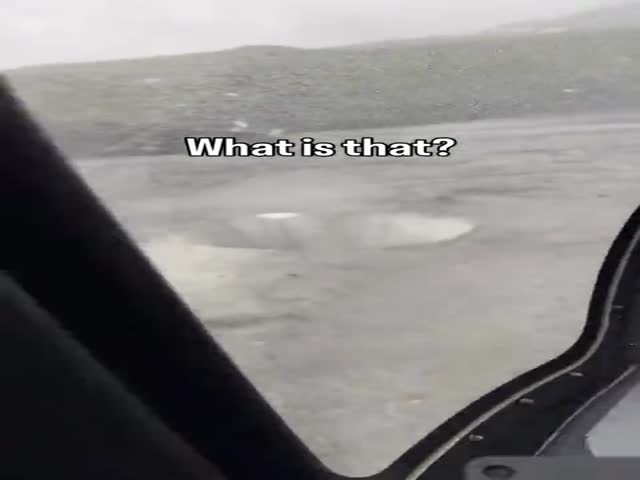 Alaskan Helicopter Pilot Shows Holes In Melting Glaciers