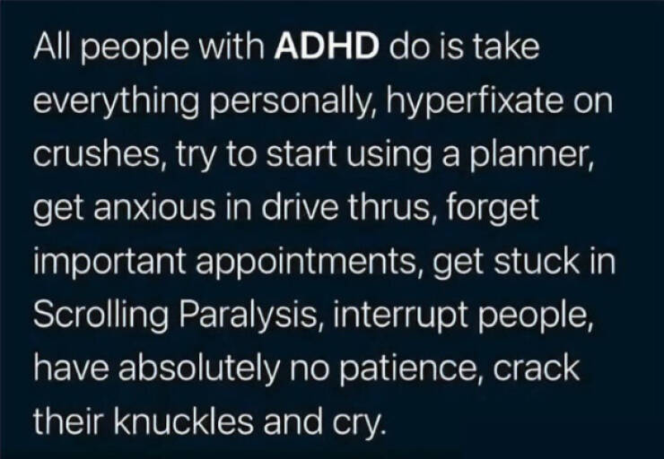 Memes That Perfectly Capture the ADHD Experience