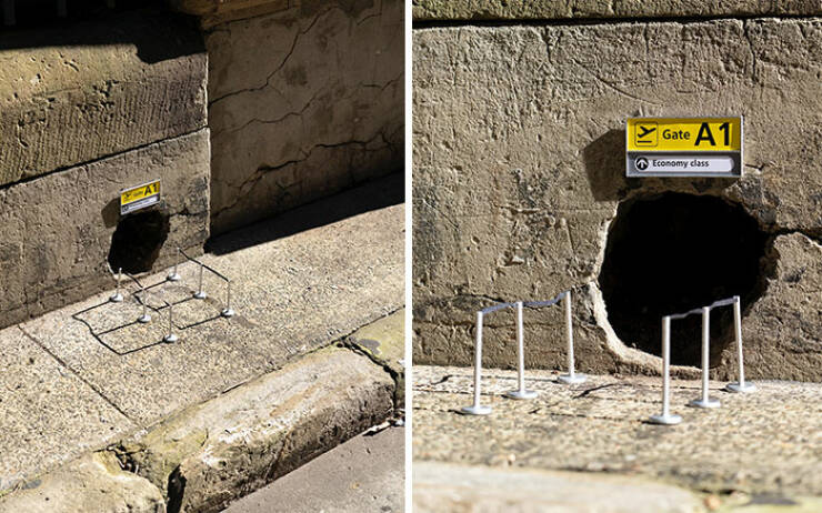 Street Art, Shrunken and Hilarious