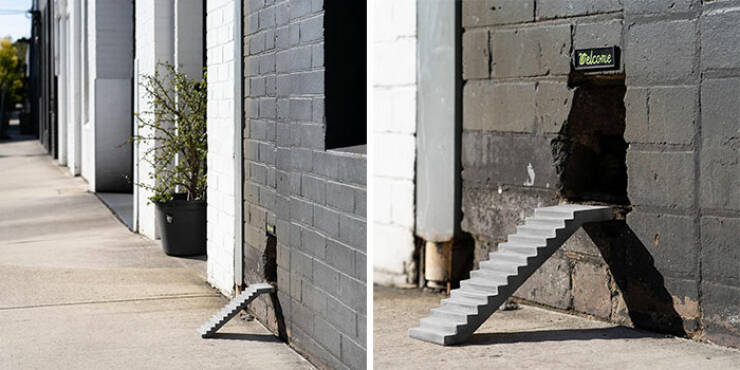 Street Art, Shrunken and Hilarious