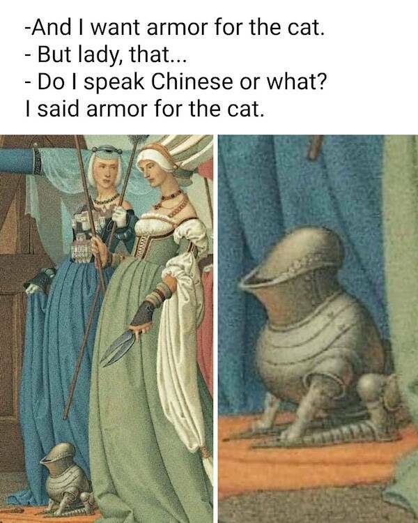 Classical Art Meets Memes