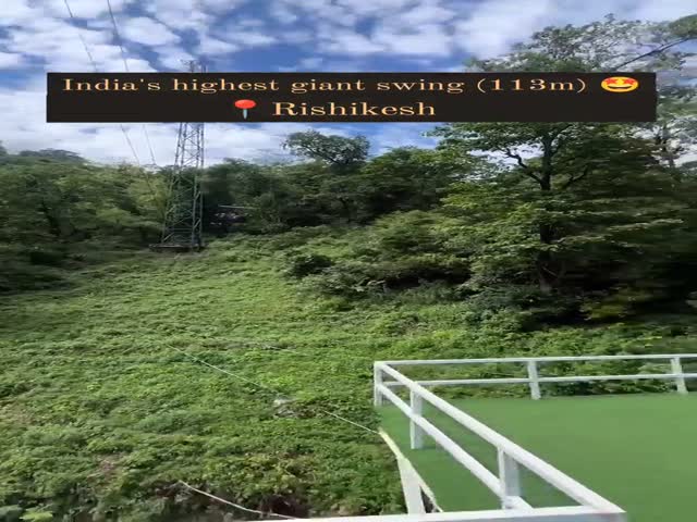 Indias Highest Giant Swing!