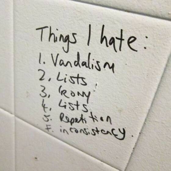 Philosophy from the Bathroom Wall
