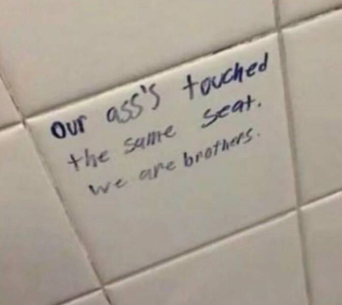 Philosophy from the Bathroom Wall