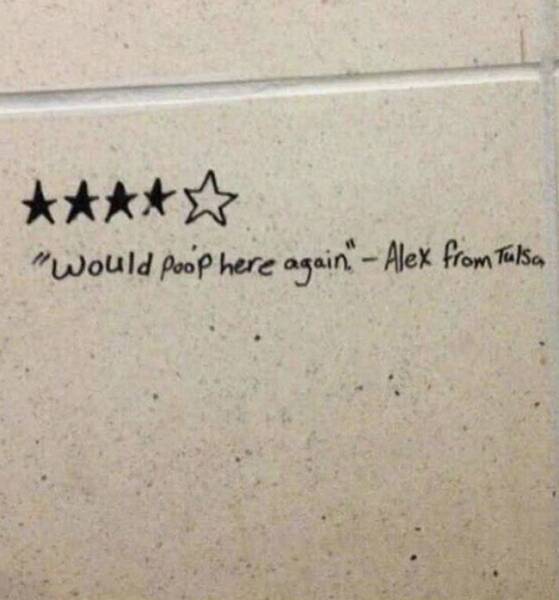 Philosophy from the Bathroom Wall