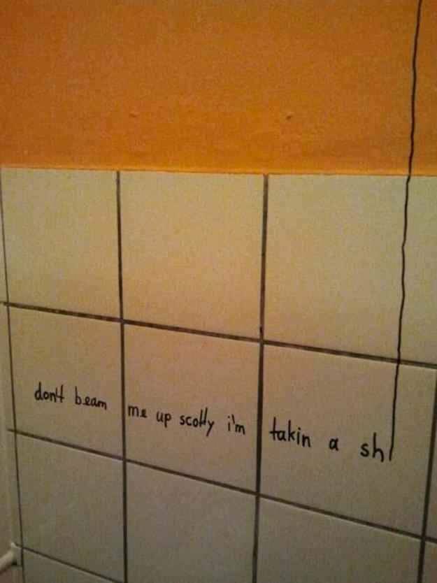 Philosophy from the Bathroom Wall