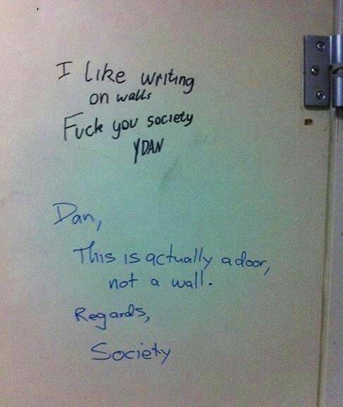 Philosophy from the Bathroom Wall
