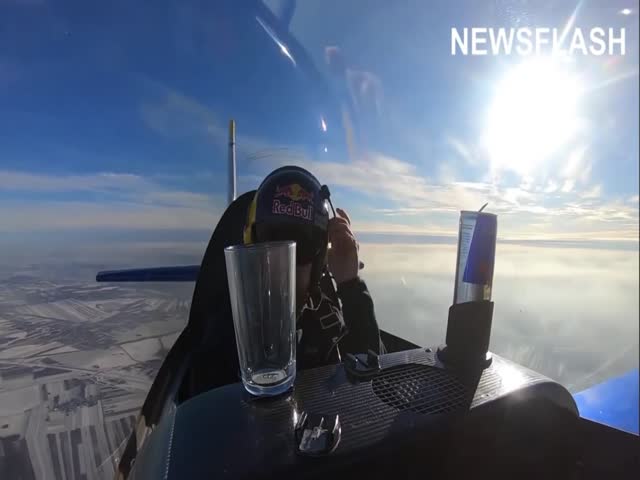 Pilot Defies Gravity