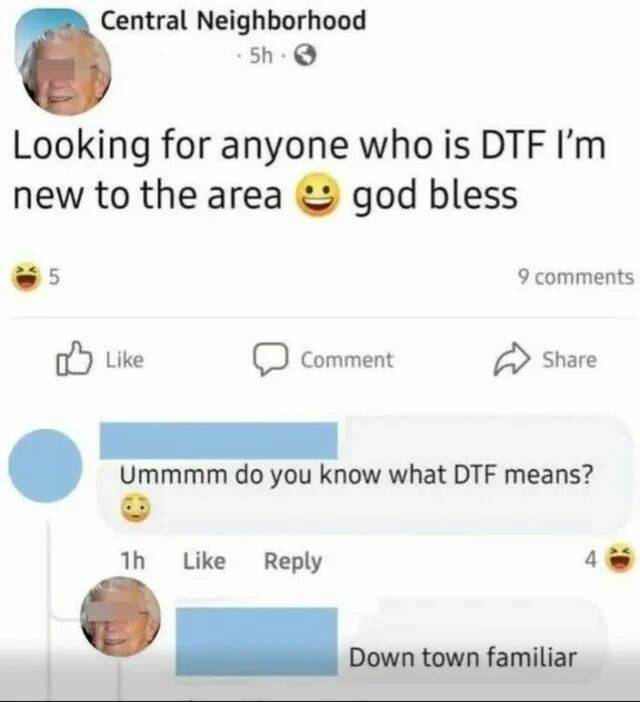 Comedy Gems Courtesy of Older Facebook Users