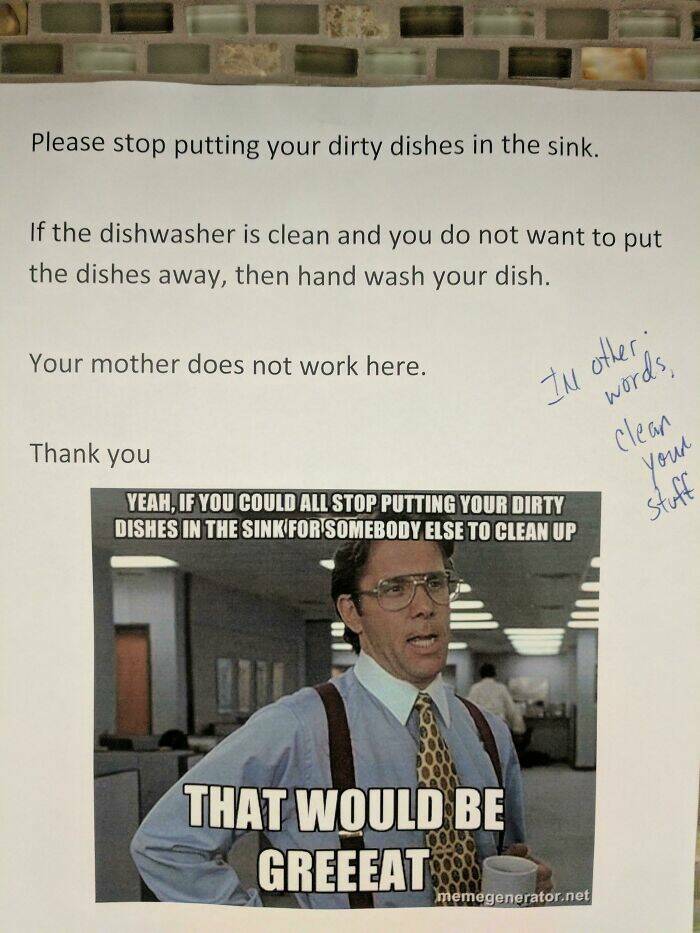 Office Notes That Drip With Passive-Aggressive Energy