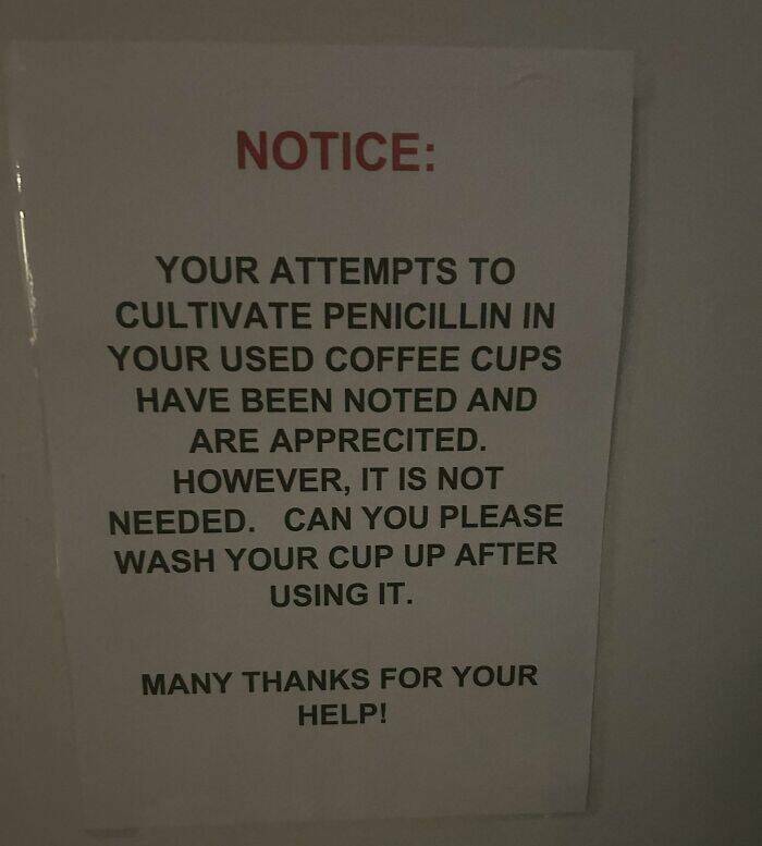 Office Notes That Drip With Passive-Aggressive Energy