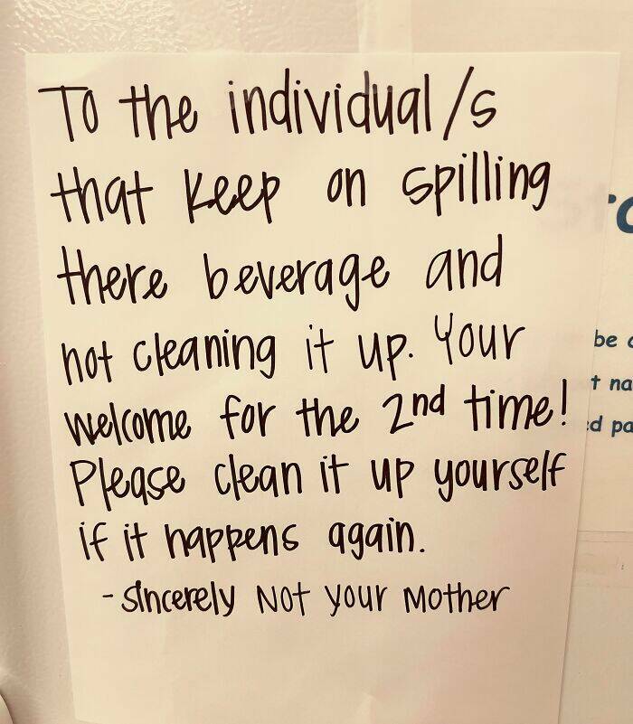 Office Notes That Drip With Passive-Aggressive Energy