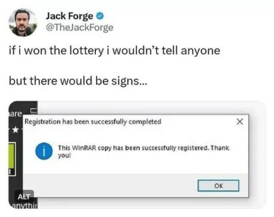 Lottery Winner Energy in Meme Form