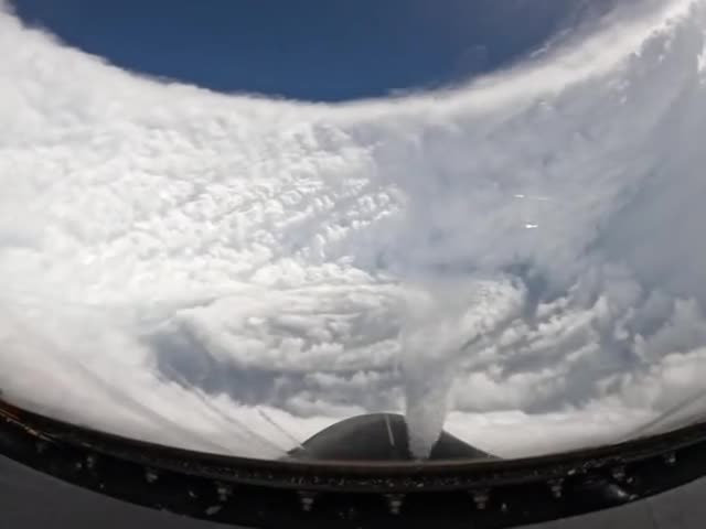 Flying Into the Eye of a Hurricane