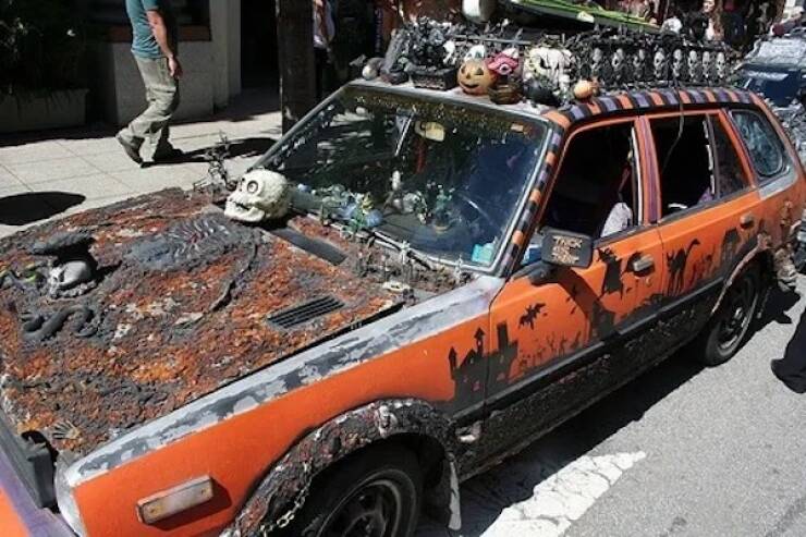 Cars Dressed for Halloween