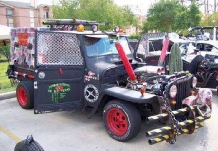 Cars Dressed for Halloween