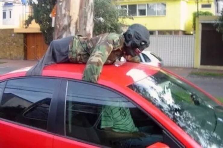 Cars Dressed for Halloween