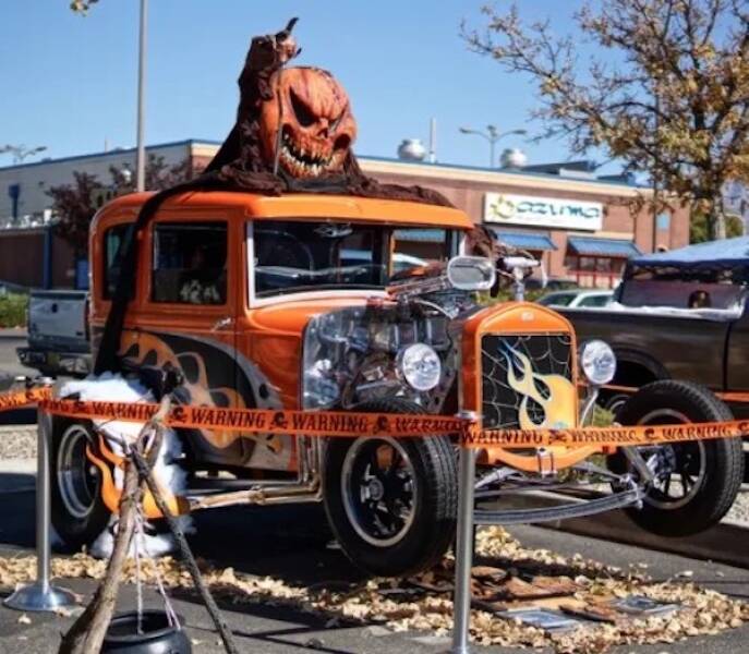 Cars Dressed for Halloween