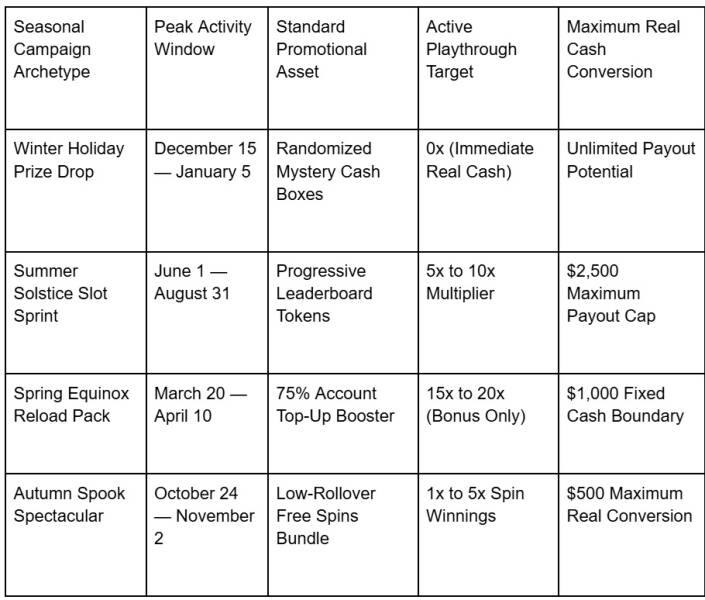 Online Casino Seasonal Campaigns Maximize Long-Term Engagement Through Dynamic Holiday Reward Structures Online Casino Seasonal Campaigns Maximize Long-Term Engagement Through Dynamic Holiday Reward Structures